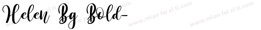 Helen Bg Bold字体转换
